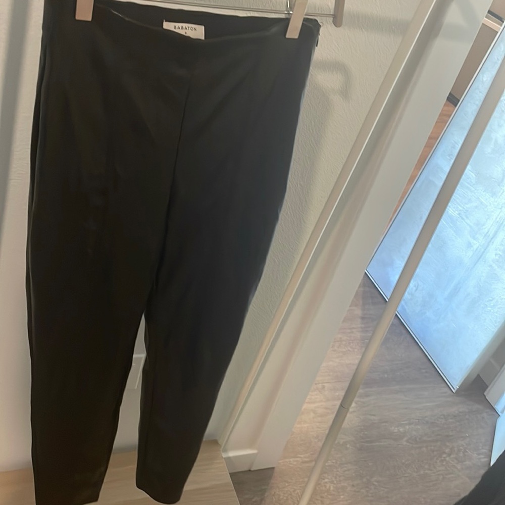 Aritzia vegan leather pants